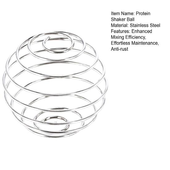 5Pcs Protein Shaker Ball Stainless Steel Whisk Balls for Protein Shakes Milkshakes Anti-Rust Coffee Frother Ball