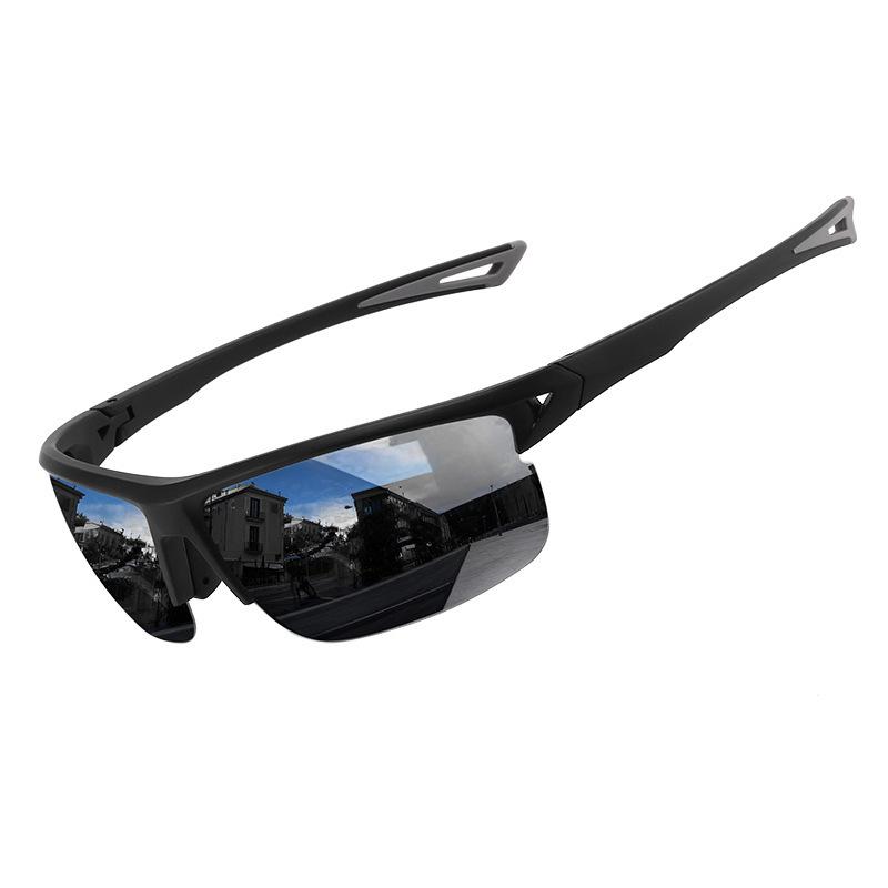Outdoor Fishing Sunglasses New Polarized Riding Windproof Sports Glasses Cross-border UV Resistant Dazzling