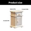 Doll House Zakka Model Realistic Dollhouses Bedside Table Realistic Play Bedstand Realistic 1:12 Model Mini Size Toy