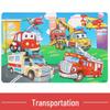30-Piece Wooden Cartoon Base Puzzle for Early Education and Parent-Child Interaction