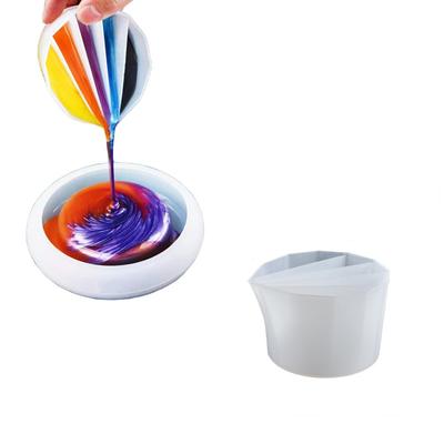 1 Stück Silikon-Trennbecher, wiederverwendbare Trennbecher zum Farbgießen von Harzmischbechern, Trennbecher zum DIY-Farbgießen von Acrylharz