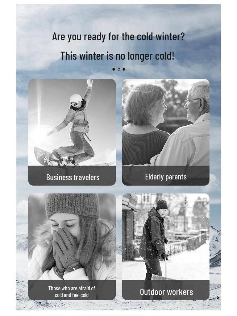 Unisex Rapid-Heat Electric Warmth Pants for Winter