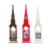 Cross-border Christmas Lantern: Church-Shaped Night Light with Electronic Candle