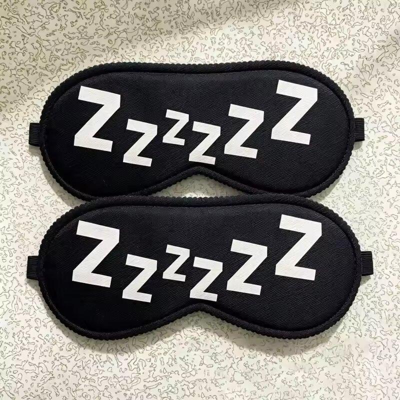 Sleeping Cute Mask Cartoon Pattern Cover Slaapmasker Blockout Eye Comfort Blindfold Concave Light with Women Men Aid Eye Travel