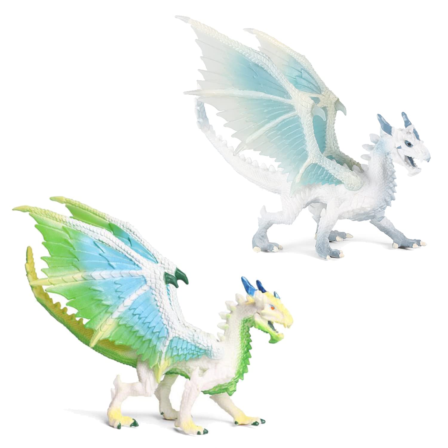 

[NABESHI] Mythical Figure White Dragon Hellhound Mythical Dragon (White Dragon + Blue-Green Dragon)