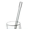 Gjenbrukbare glassstrå Høyborosilikatglassstrå for smoothie milkshakes te juice cocktail Fargerike glassstrå Bartilbehør