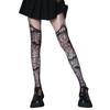 Gothic Bat Web Long Stockings Female Fishnet Socks Harajuku Bat Cosplay Pantyhose Tight Lolita For Dress Medias De Mujer