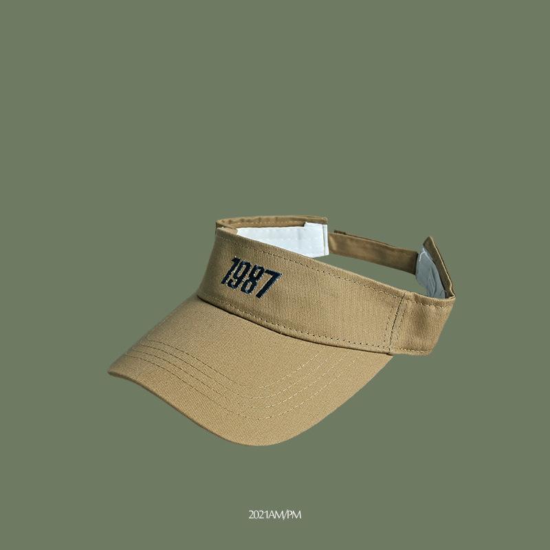 

Пустая шляпа женская летняя защита от солнца козырек мужская универсальная студенческая шляпа без верха показывает тренд маленьких солнцезащитных шляп Adjustable