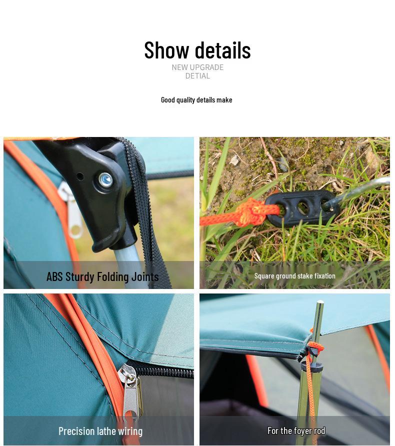 Automatic Outdoor Camping Tent - Quick Open, Folding for Beach or Picnic