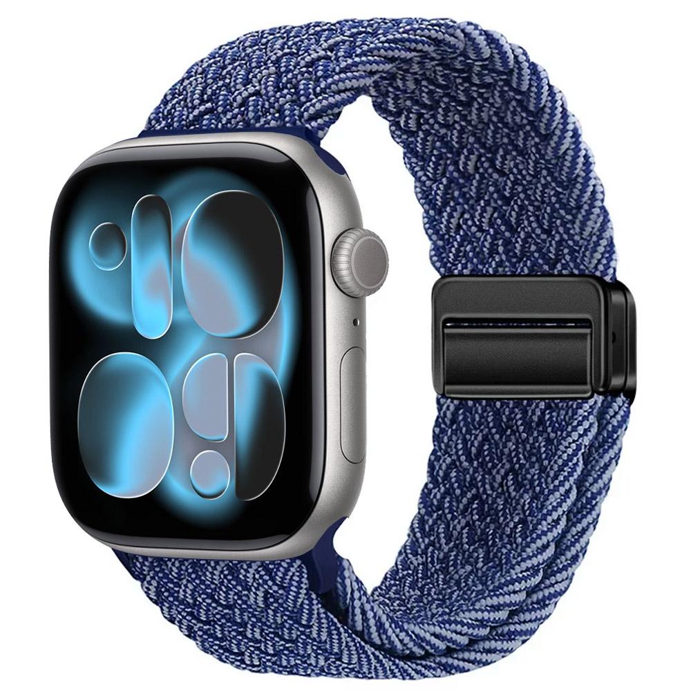 Nylon Strap for Apple Watch 11 10 46mm 42mm/Ultra 3 2 1 49mm Magnetic buckle Wristband iWatch 9 8 7 6 5 4 SE 45mm 44mm 41mm 40mm