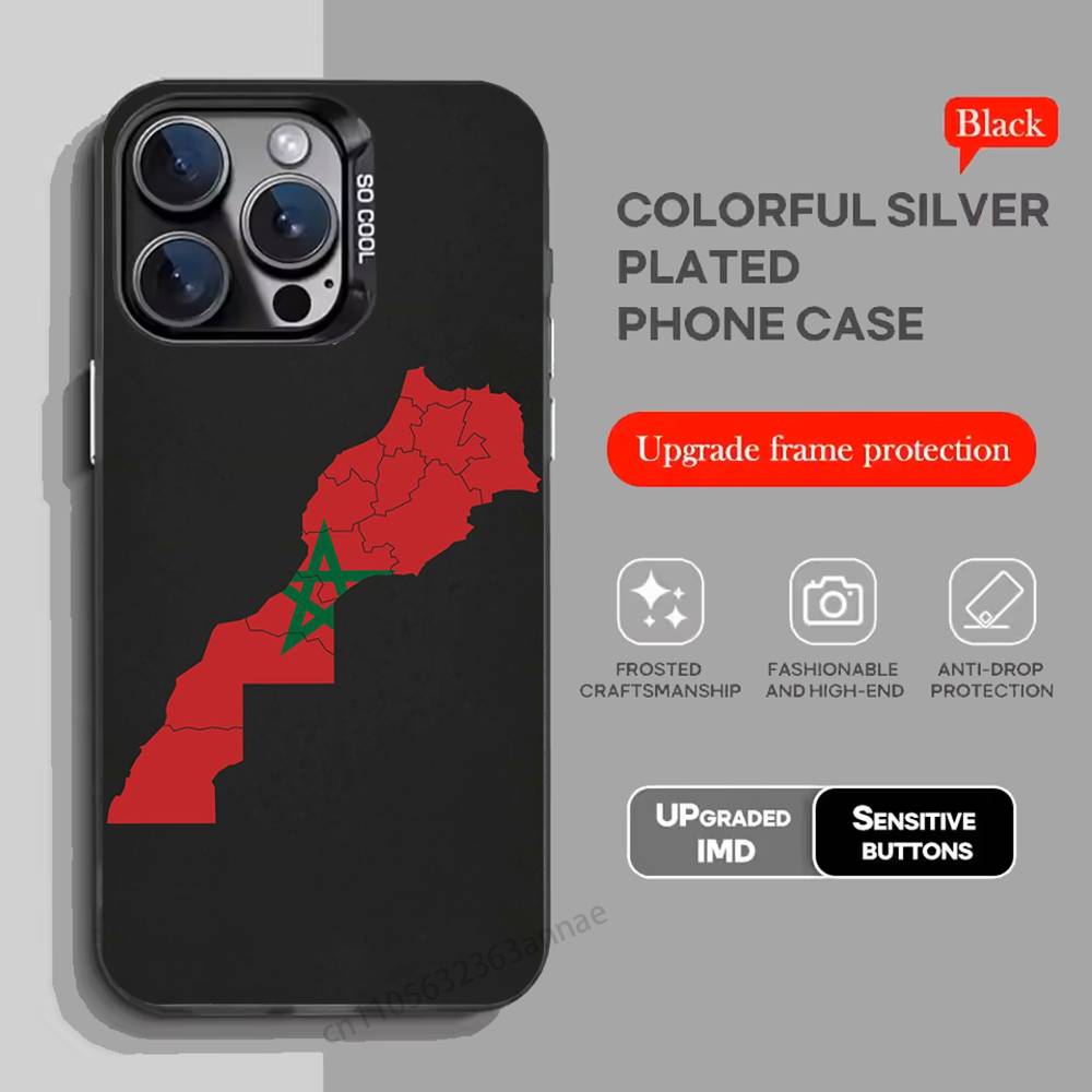 Morocco Flag phone Case for iPhone 17 11 12 Pro Max Plus Mini Air SE  16e 14 15 16 13 Soft Shell