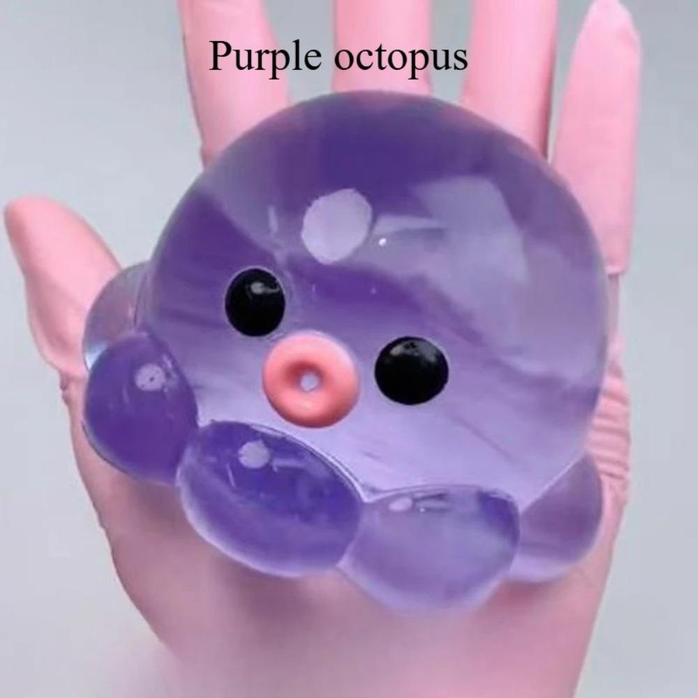 Squishy Bubble Pop Fidget Spielzeug, Knet-Sensorikball & Oktopus Popper, Anti-Stress-Spielzeug für Erwachsene Kinder, ASMR Spaß Partygeschenk
