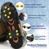 Spikes for Shoes, Crampons with 10 Spikes, Anti-slip Shoe Spikes, Snow Chains for Shoes