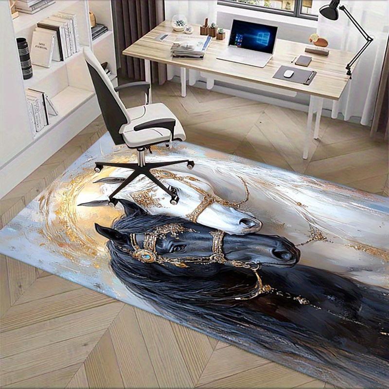 1pc Horse,Fantasy,Artwork Office Carpet Soft Polyester Entrance Carpet Washable Non slip Machine Was