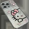 Sanrio Hello Kitty Silver Phone Case for Apple 12