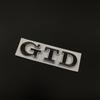 3D Metal GTD Logo Car Stickers Decals Front Hood Grill Emblem Badge for GTD Go-lf 2 4 5 6 7 8 R MK4 MK5 MK6 MK7 MK3 MK2