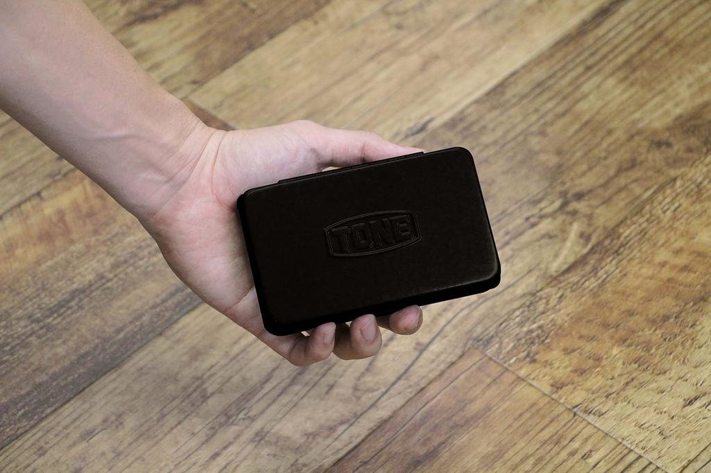 Tone Bit Ratchet Set Bit Insert 22 Pieces BRS20MBK, & 6.35mm (1/4") Black,