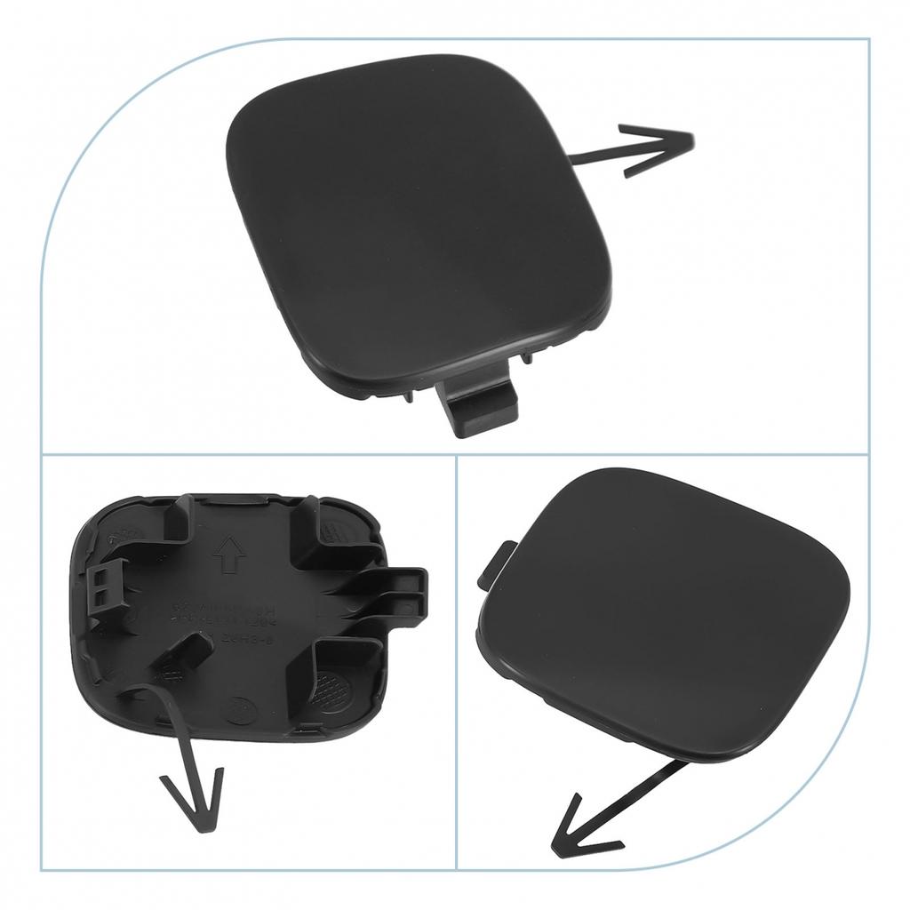 622A0-6RR0H Bumper Tow Eye Cap Black For Nissan For Rogue 2021-2023 1.5L 2.5L