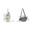 Creative Cute Seal Shoulder Pouch Adorable Adjustable Straps Cartoon Seal Handbag Soft PP Cotton Crossbody Bag Gifts