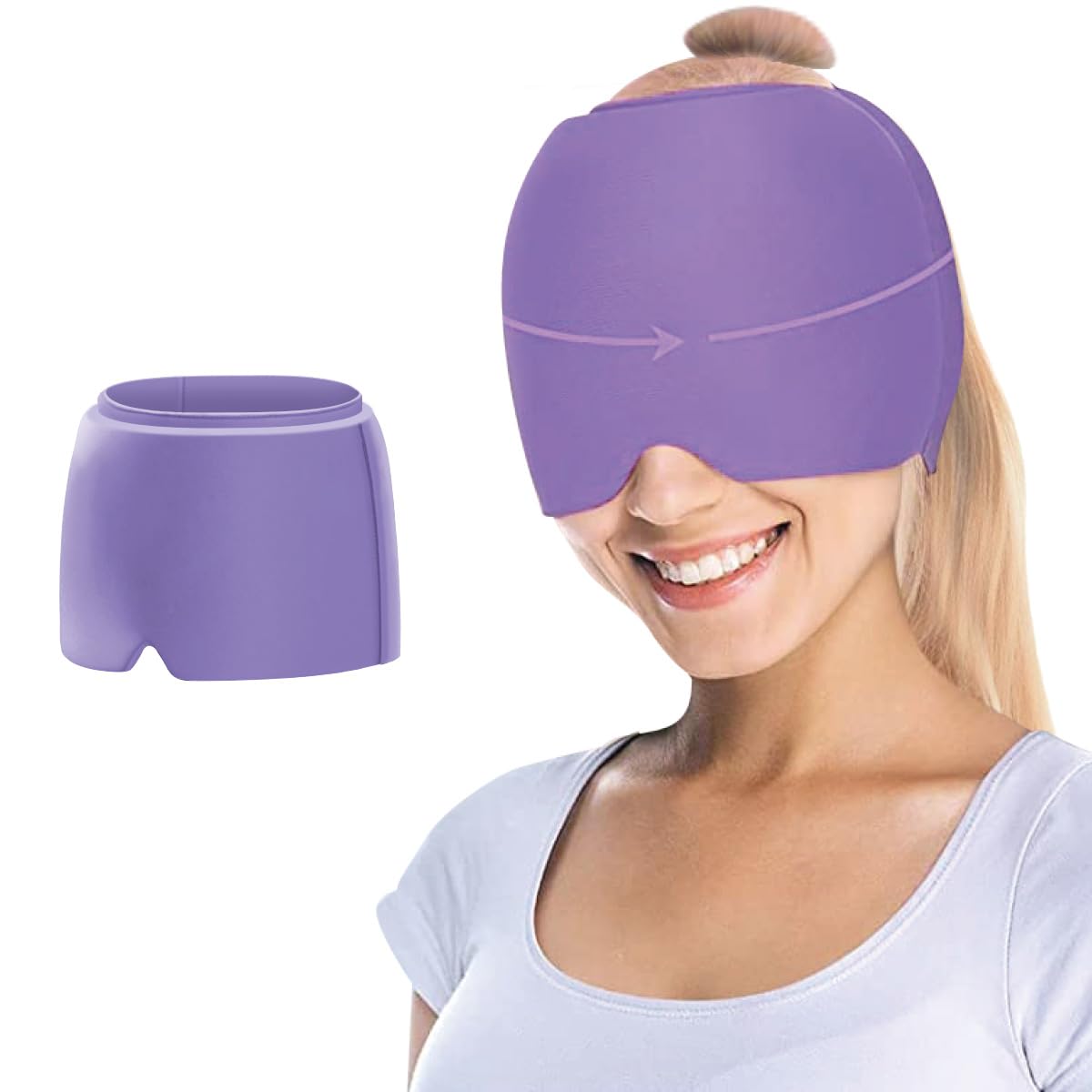 

Kingworth Hot Cold Icing Support Gel Pads & (Head) фіолетовий