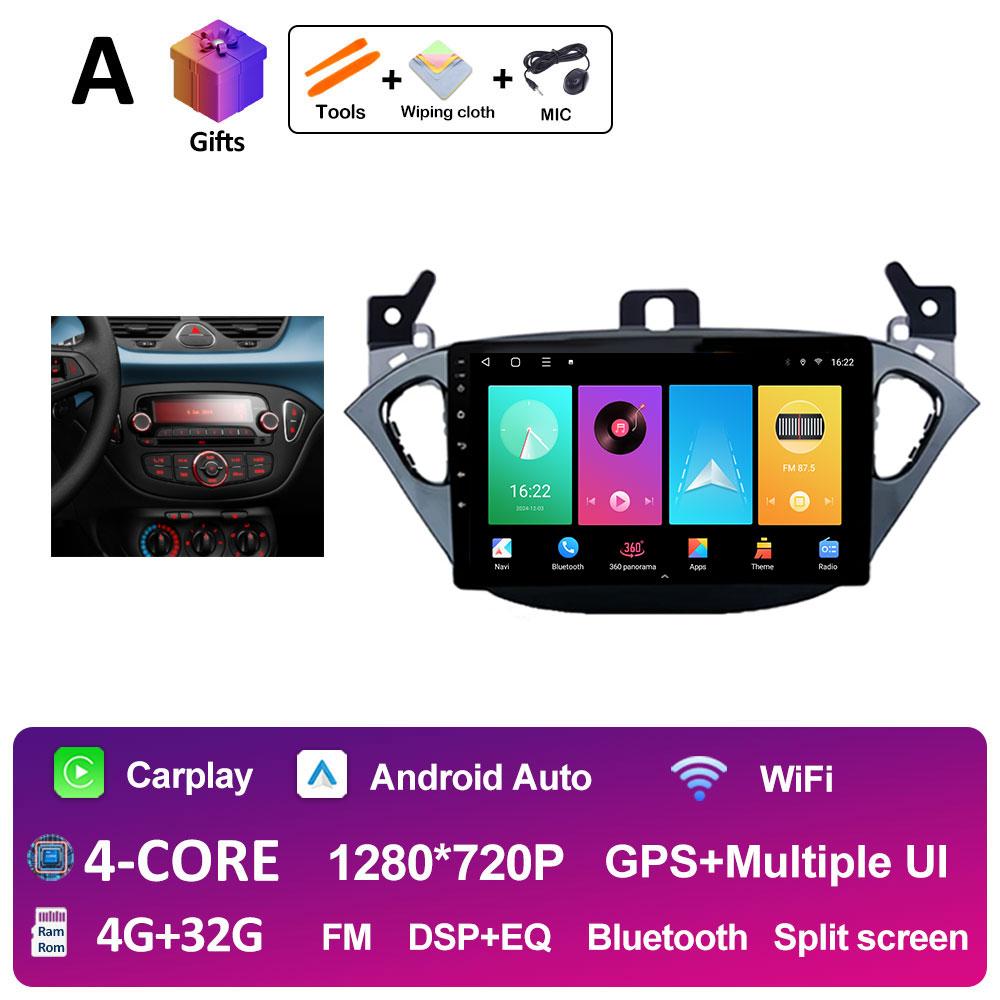 9 Inch Car Video For Opel Corsa E 2015 2016 2017 2018 2019 Radio Player Navigation GPS Wireless Carplay Cooling Fan Auto Tools