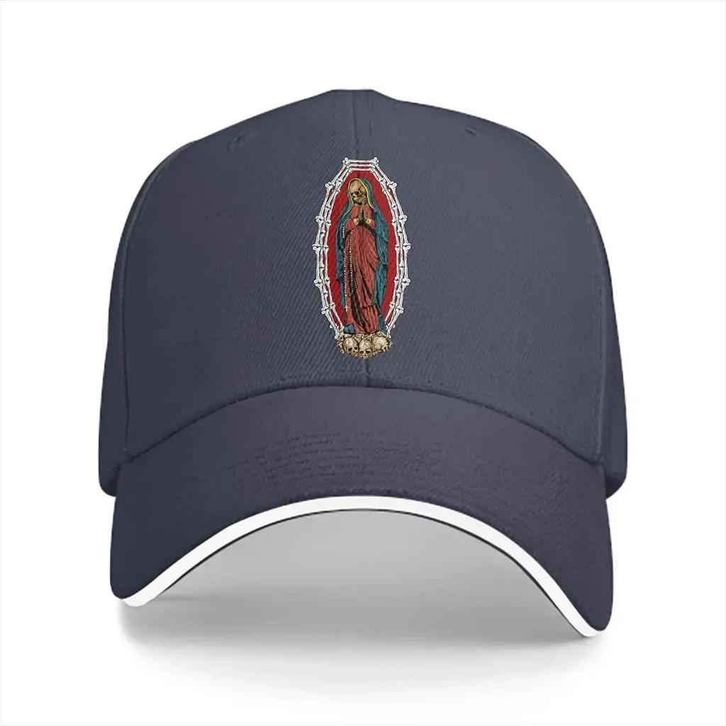 Essential Baseball Caps Peaked Cap Mexican Skull Santa Muerte Sun Shade Hats for Unisex Women