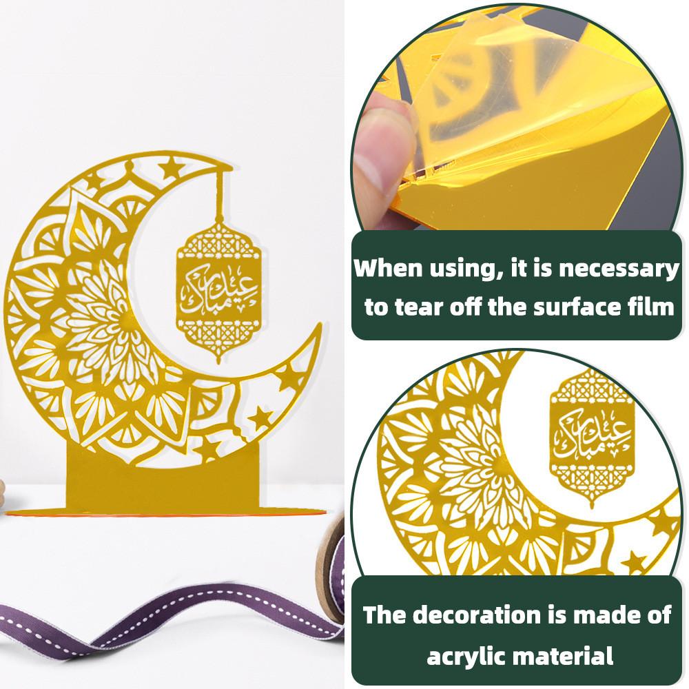 Moon Acrylic Chic And Castle Decorative Accent For Ramadan And Other Middle Celebrations Eastern