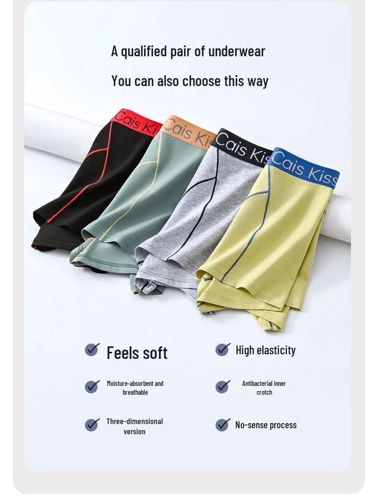 Anti-Bacterial Cotton Boxer Briefs for Boys and Men