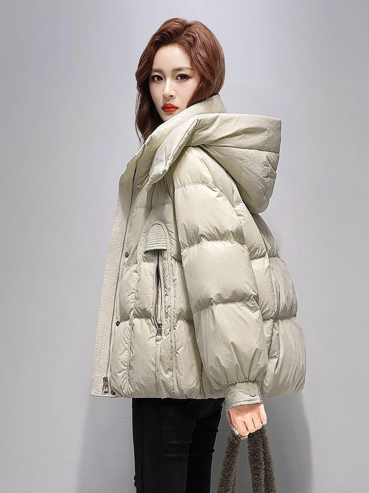 Women’s Short Hooded Windproof Thicken Warm Winter Jacket