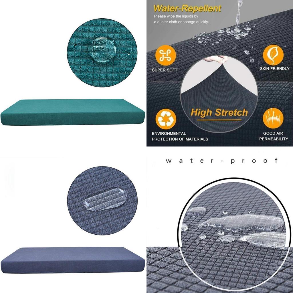 Waterproof Sofa Seat Cushion Cover Stretchy And Soft Material Choose From 13 Colors
