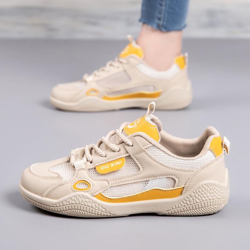 2025 new summer versatile sports shoes non-slip lightweight mesh casual shoes women's breathable running German training shoes