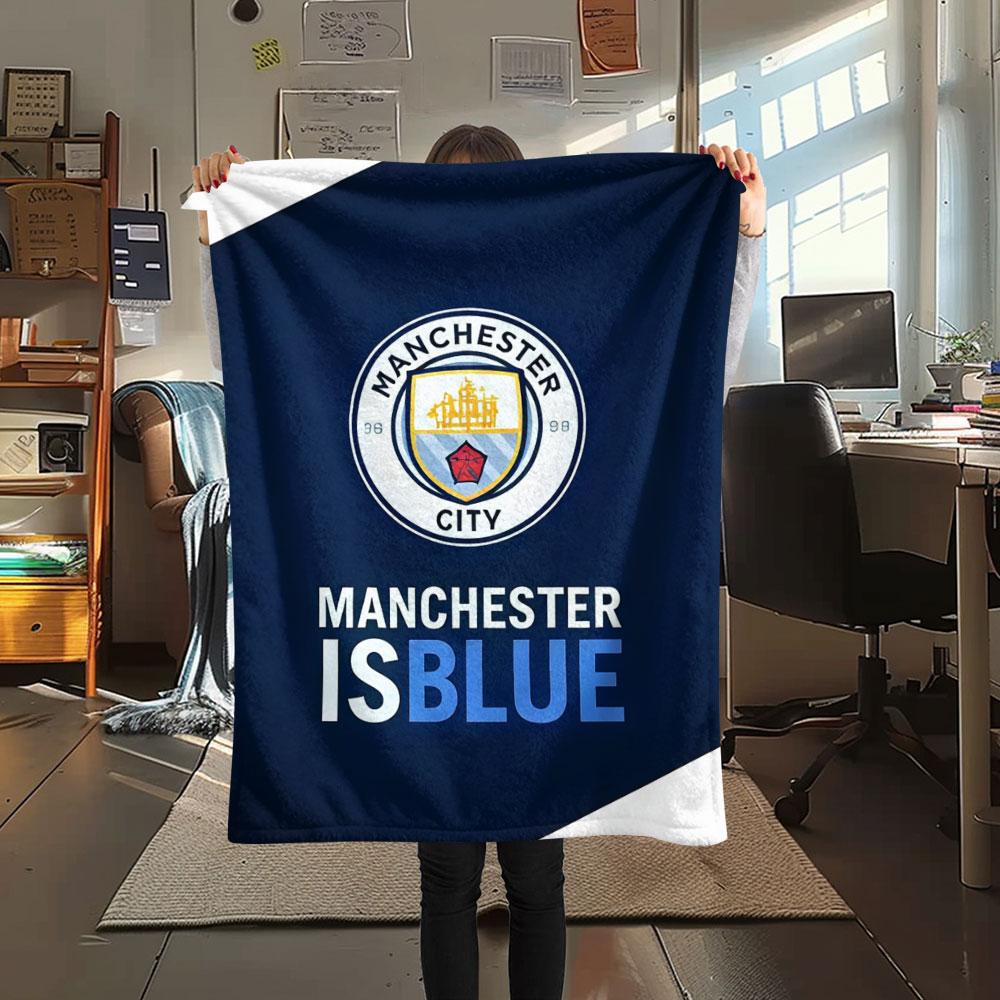 Coole MCFC Drucke Decke, Hohe Qualität, Bequem für Alle Jahreszeiten, Heimdekoration, Wärme und Komfort