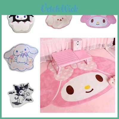 Cute Cartoon Plush Shaped Carpet For Living Room Bedroom Decoration, Polyester Fiber, Machine Washable, Fun Animal Design, Various Colors And Sizes