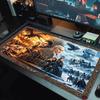 House of Dragon Color Mouse Pad Large Gaming Table Cushion Non-slip Laptop Tablet Big Mousepad XXL Mat Mini PC Playmat With Lock edge