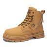Martin boots men's boots autumn and winter new British style high-top boots versatile retro big yellow boots men's leather boots