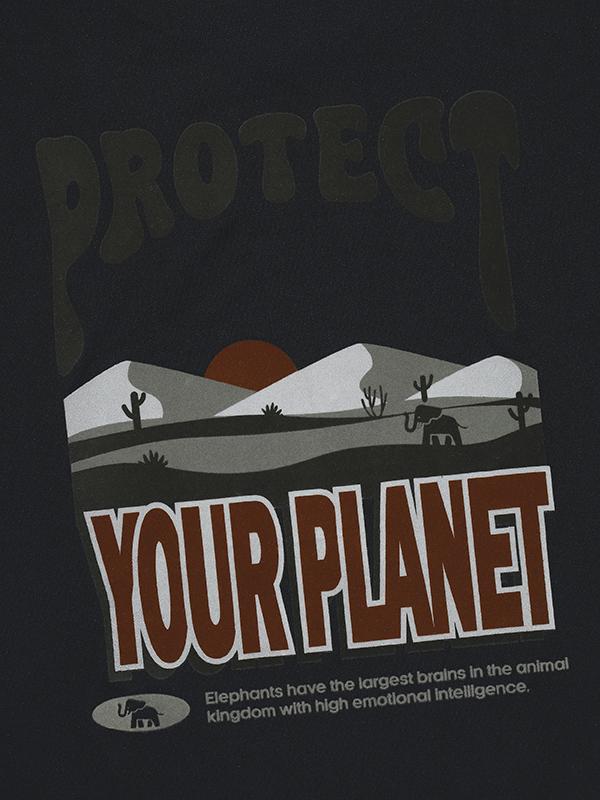 BBC EARTH Frophy Nature Short Sleeve Round_Black