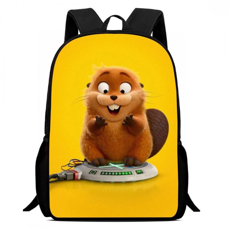 Kinder Cartoon Print Rucksack Grundschulkinder - Leichte Ergonomische Zweigurt-Tasche Mit Atmungsaktivem Oxford-Stoff