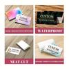 9*5.4cm Right Angle Business Cards Double Sided 300g Free Design Custom Personalized Logo Text For Business