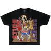 Camiseta de Baloncesto Gráfica Vintage Boxy Lakers Vs Bulls Jordan & Magic Finales de 1991