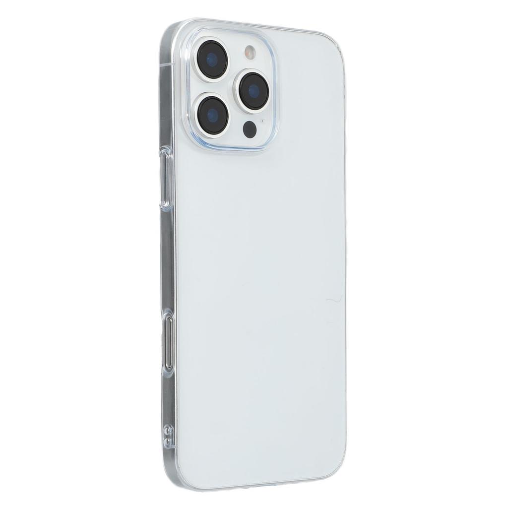 JAUCASE For iPhone 16 Pro Case Anti Drop Hard PC Clear Back Phone Cover