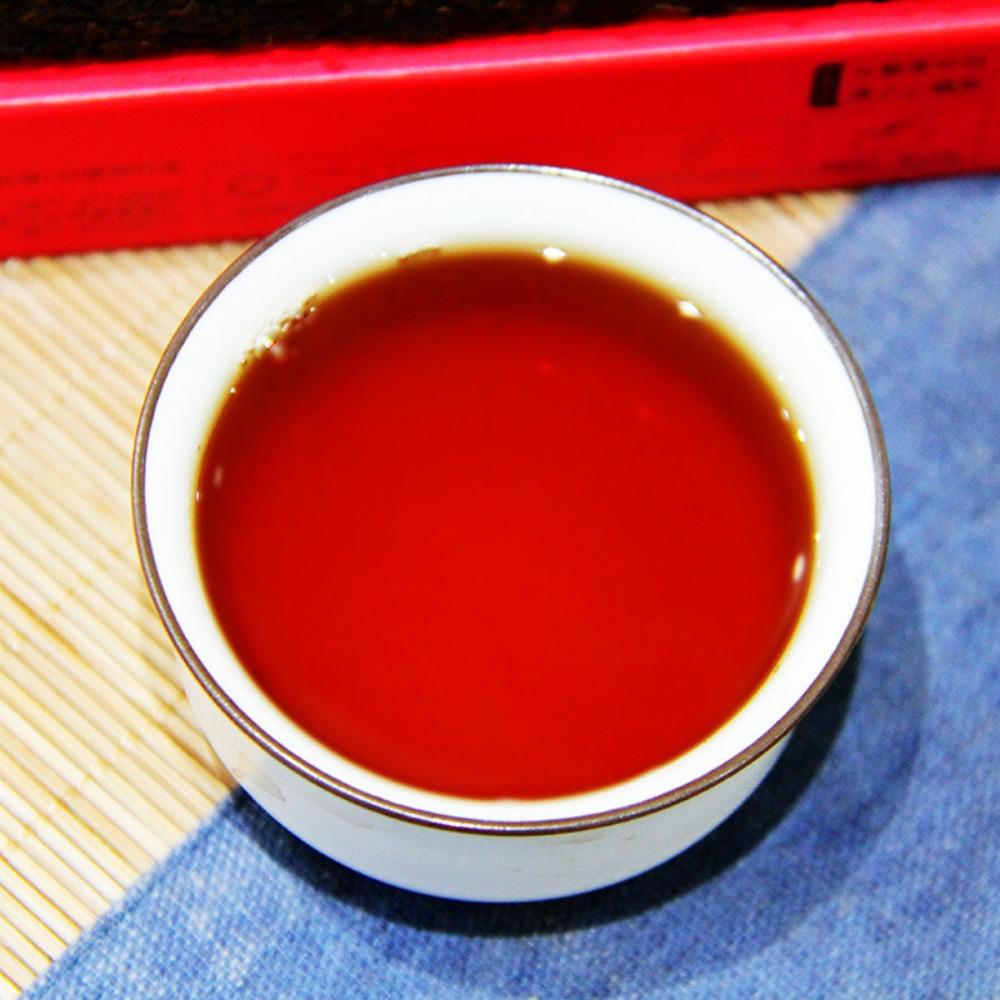 Chinese Brand Ripe Puer Tea Brick Aged 250g Zunxiang 7581