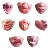 Home Celebration Accessories Latex Halloween Half Face Masque for Adults, Scary Horror Party Comfortable Cushion with Elastic Strap Cosplay, Carnival