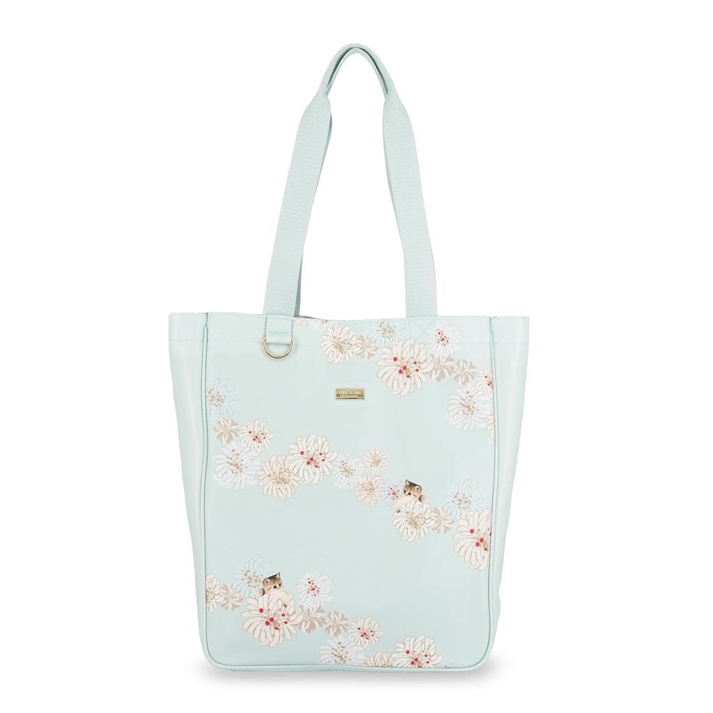 Paul Joe Tote Bag Accessoires Chrysantheme Nonette Vertical A4 Compatible Mint & & PJA-B1357