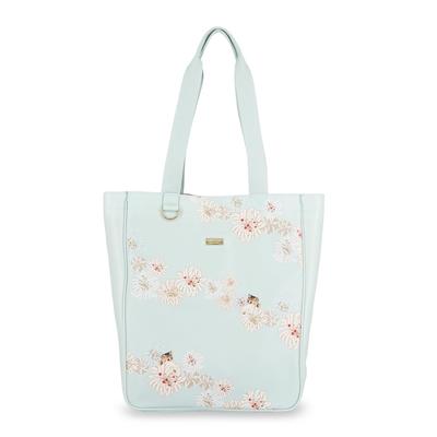 Paul Joe Tote Bag Accessoires Chrysantheme Nonette Vertical A4 Compatible Mint & & PJA-B1357