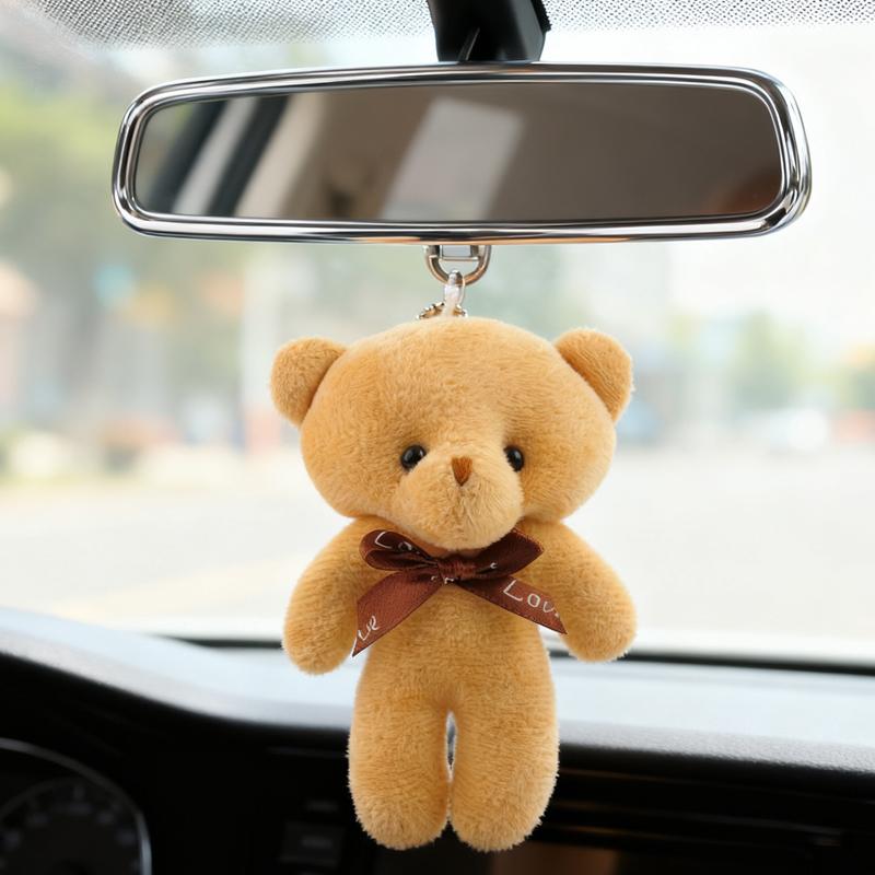 Pendant Bear Charm Backpack Accessories Keychain Creative Rearview Mirror Decoration Car Interior Accessories Gift