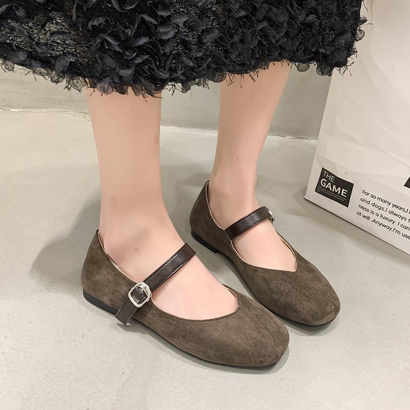 Fashion Spring 2024 Fashion Brand Lolita Dress Shoes New Mujer Zapatos Comfortable Simple Clasps Basic Style Solid Color Zapatos