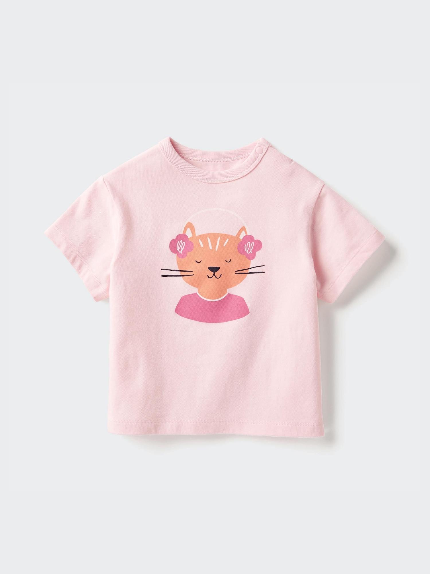 

Uniqlo BT Joy Of Print T Dry Crewneck T 10 PINK/BABY 80