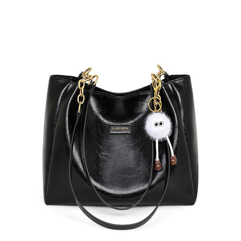 Large Capacity Tote Summer Fashion Shoulder Bag College Student Class Commuter Bag Underarm Bag