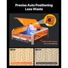 VEVOR Laser Engraver, 20W, Laser Engraving and Cutting Machine with Enclosure Camera, Laser Cutter, 400 X 400 Mm Working Area, 30000 Mm/min, for Wood