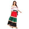 Women Mexican Dress Halloween Costume Adult Traditional Senorita Blouse Dance Skirt Cosplay Halloween Party Outfit